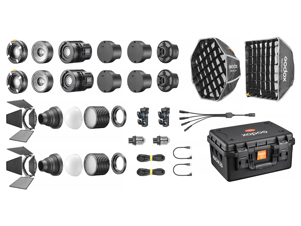 Godox Knowled MS60R 2K 60W RGB 2'li LED Işık Kiti